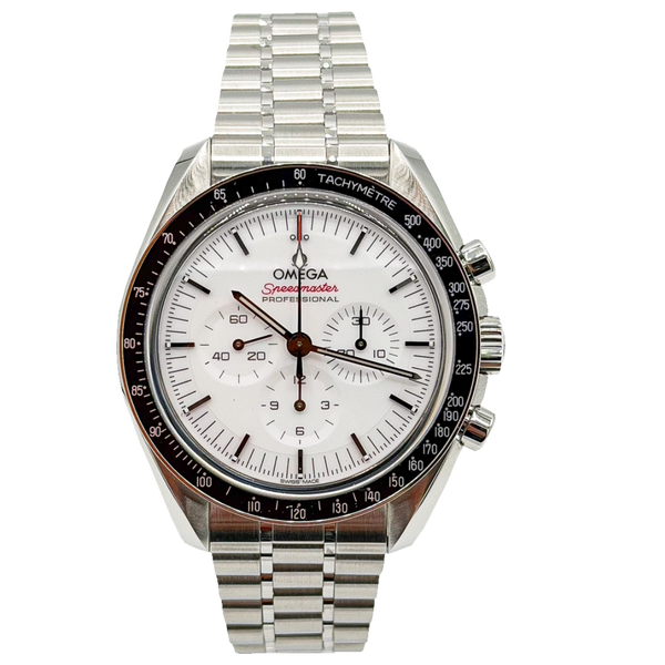 OMEGA Speedmaster Professional Moonwatch Zaffiro Bianco