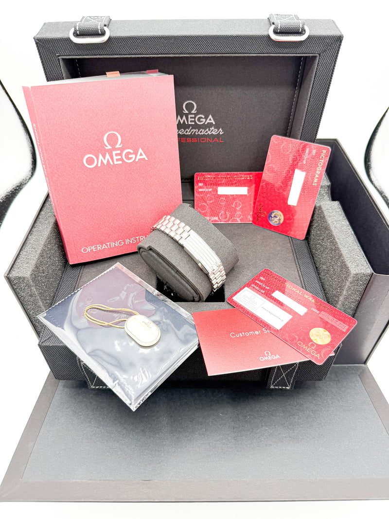 OMEGA Speedmaster Professional Moonwatch Zaffiro Bianco