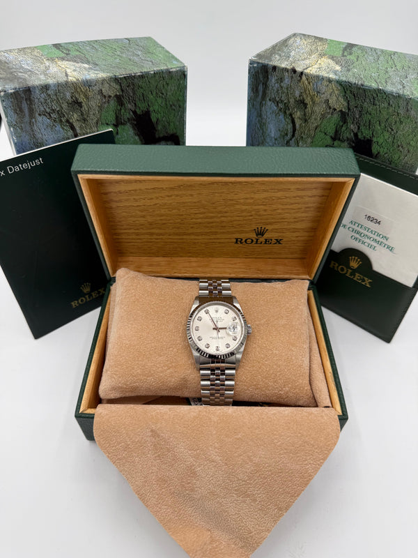 Datejust Argento Dial 36mm